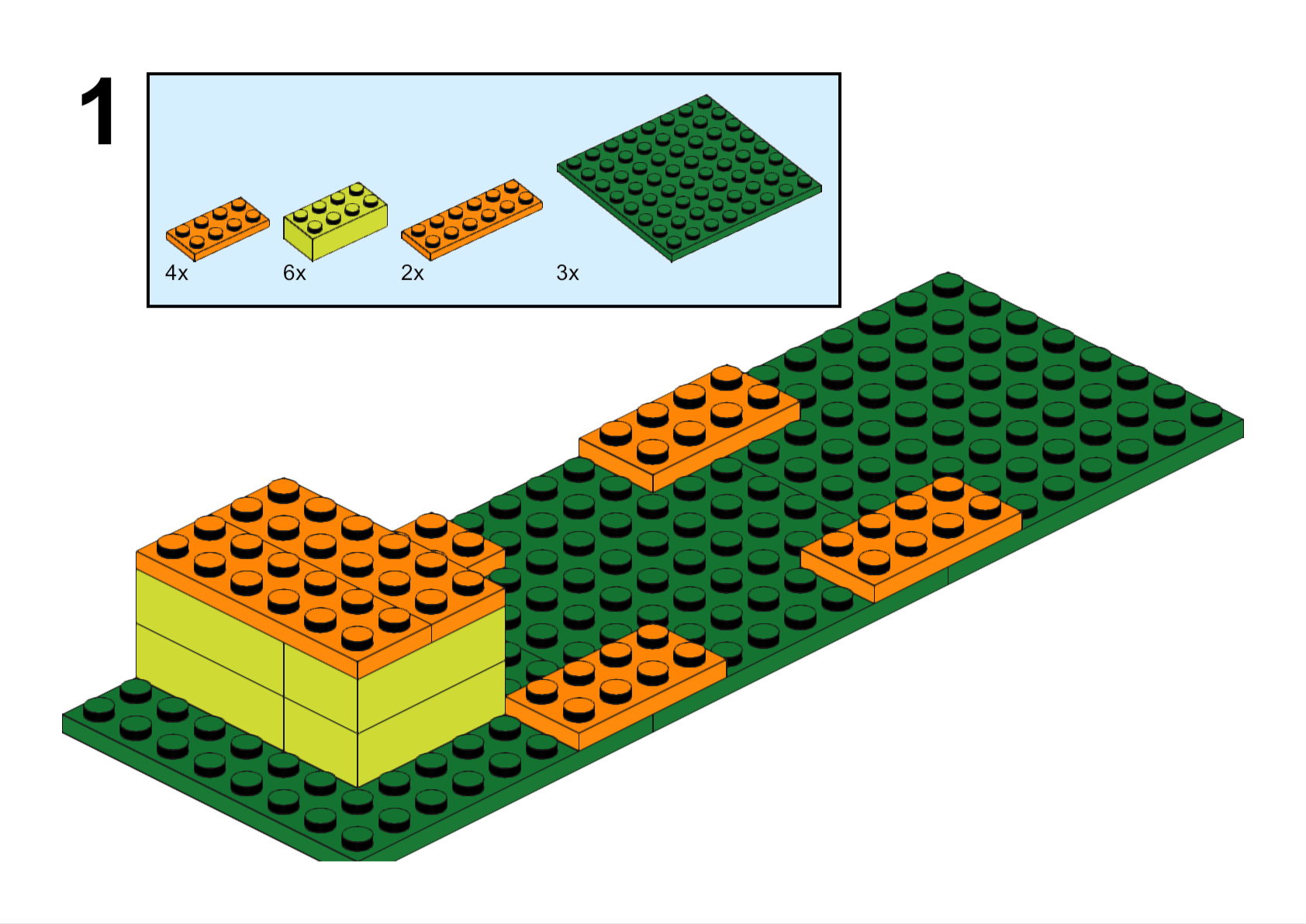摇摇车拼搭步骤1