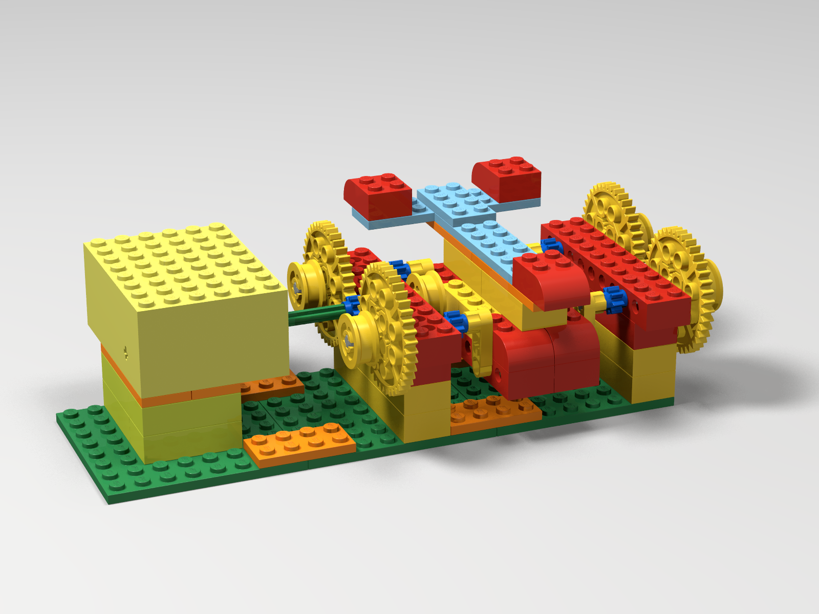 摇摇车拼搭步骤11